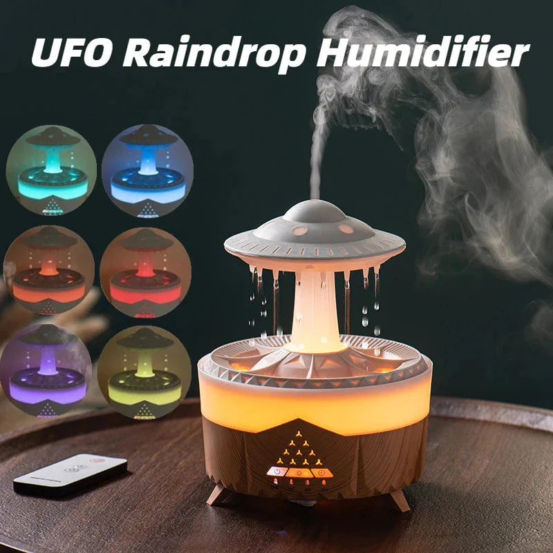 ESTYLO™-UFO Air Humidifier - Raindrop Color Changing Humidifier - Air Humidifier for Room ESTYLO™